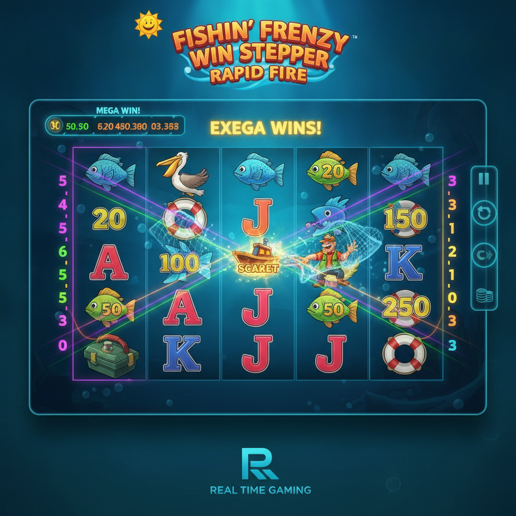 Fishin' Frenzy Win Stepper Rapid Fire